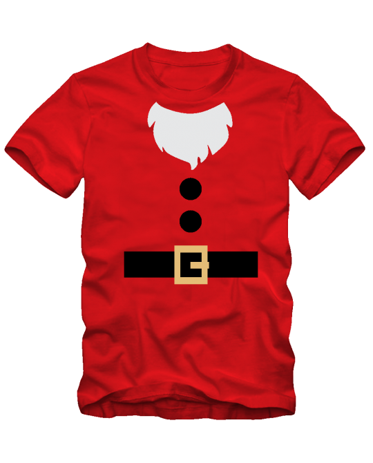 marškinėliai Kalėdų senelio kostiumas